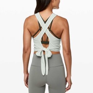 lululemon athletica Light Gray Tank Top